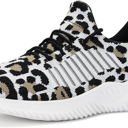 Women Walking Shoes - Slip On Tennis Running Shoes Memory Foam Lightweight Work Sneakers for Indoor Outdoor Gym