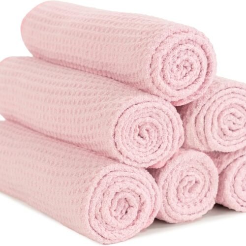 Microfiber Gym Towels, Yoga Towel for Home and Gym Bag, 16 Inch x 27 Inch, 6 Pack